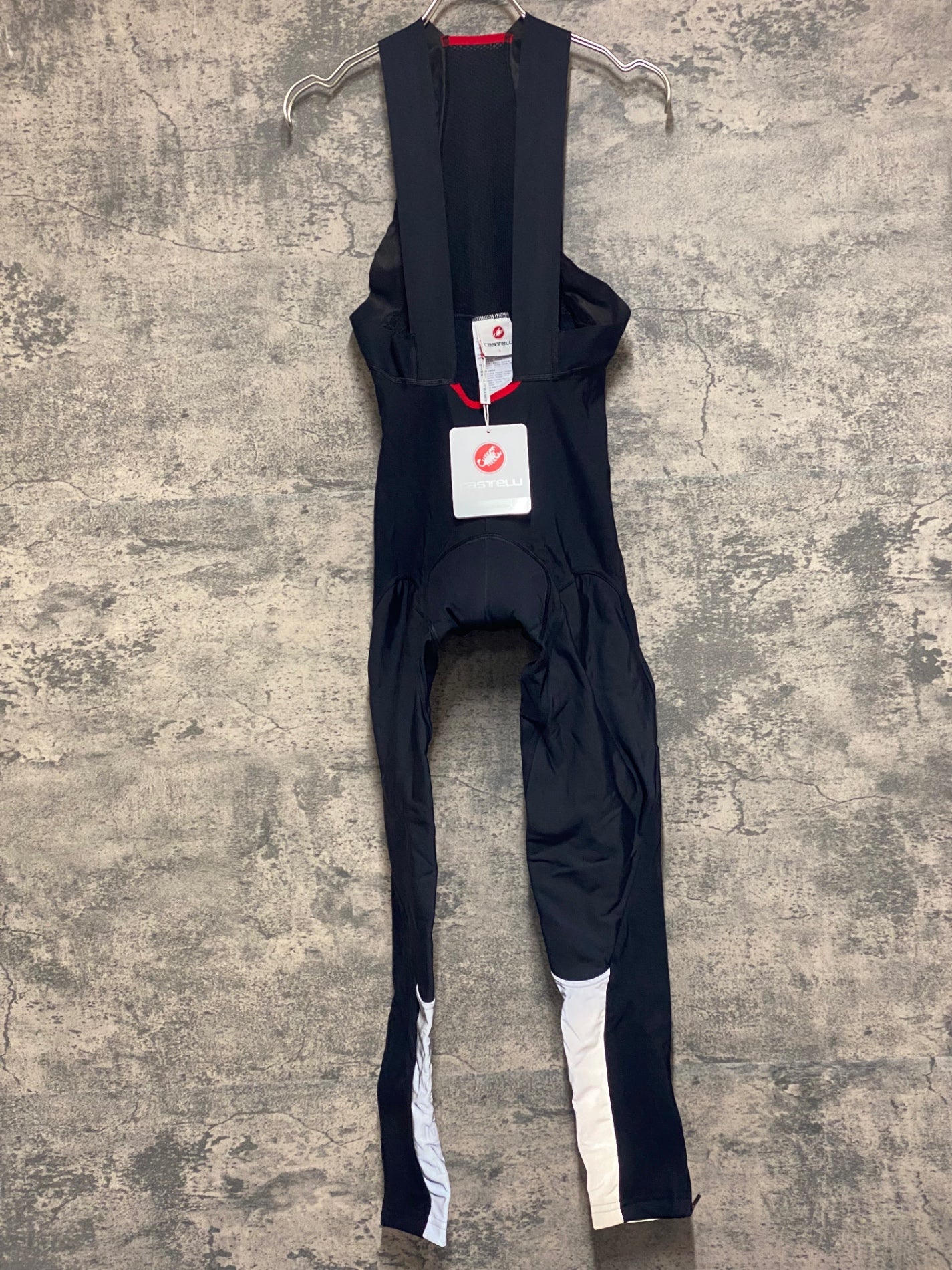 JS471 カステリ CASTELLI NANOFLEX PRO BTIGHT ビブタイツ 黒 S 裏起毛