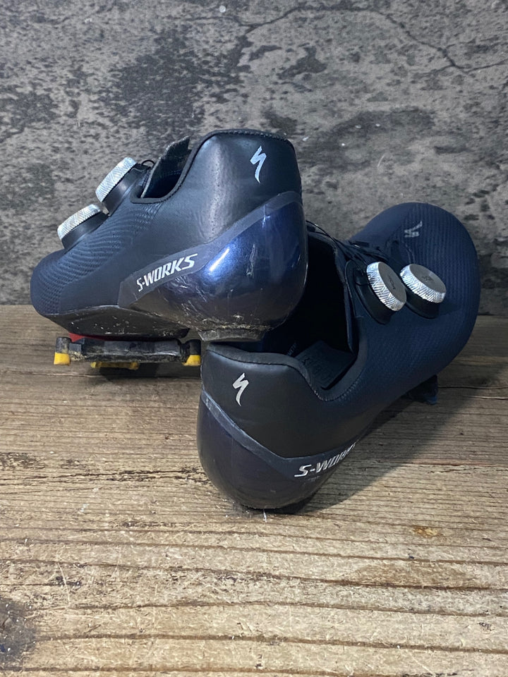JO767 スペシャライズド SPECIALIZED S-WORKS Torch ビンディングシューズ 紺 EU41.5 3穴