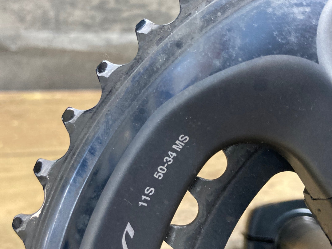 KQ367 シマノ SHIMANO アルテグラ ULTEGRA FC-R8000 クランクセット 165mm 50/34T