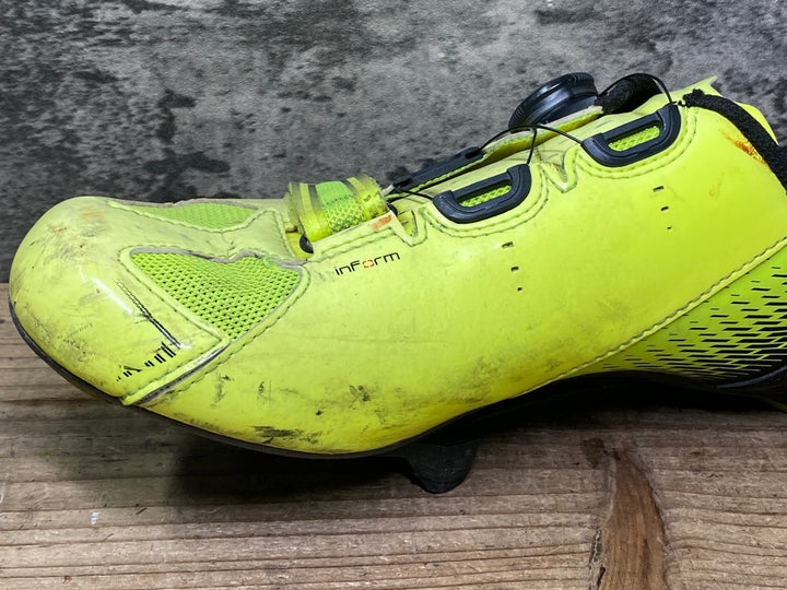 JP492 ボントレガー BONTRAGER SPECTER ビンディングシューズ BOA 3穴 黄 EU43