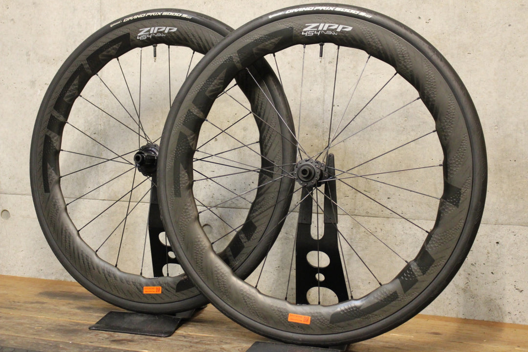 ジップ ZIPP NSW454 Tubeless DISC カーボン チューブレス ホイールセット シマノフリー 12S/11S フックレス 【福岡店】