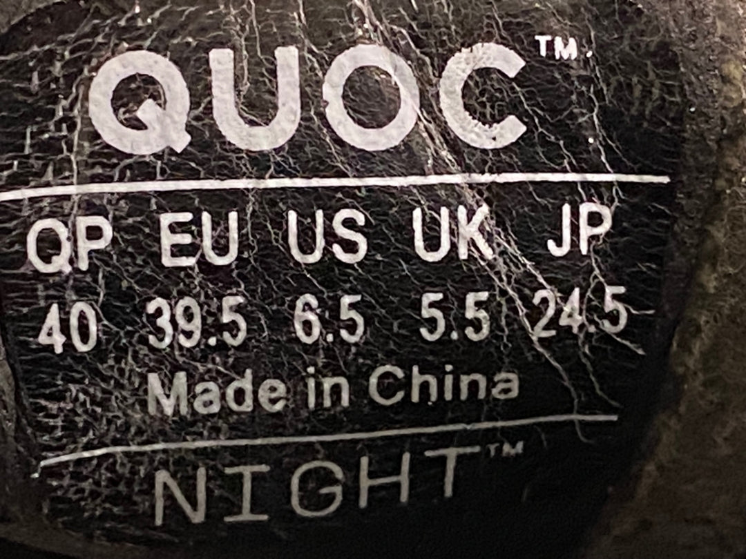 JE327 クオック QUOC NIGHT ビンディングシューズ 黒 EU39.5 3穴