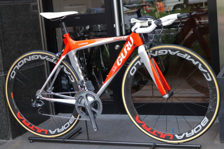 グル GURU クロノ CRONO 2008モデル 480サイズ シマノ デュラエース 7970 10S カーボン トライアスロン TTバイク 【東京南麻布店】