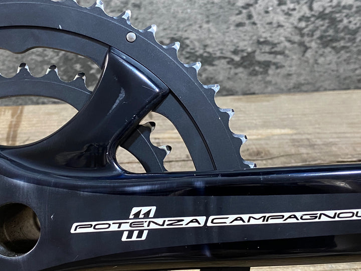 JQ273 カンパニョーロ CAMPAGNOLO POTENZA クランクセット パワートルク 50/34T 2x11s 172.5mm 黒