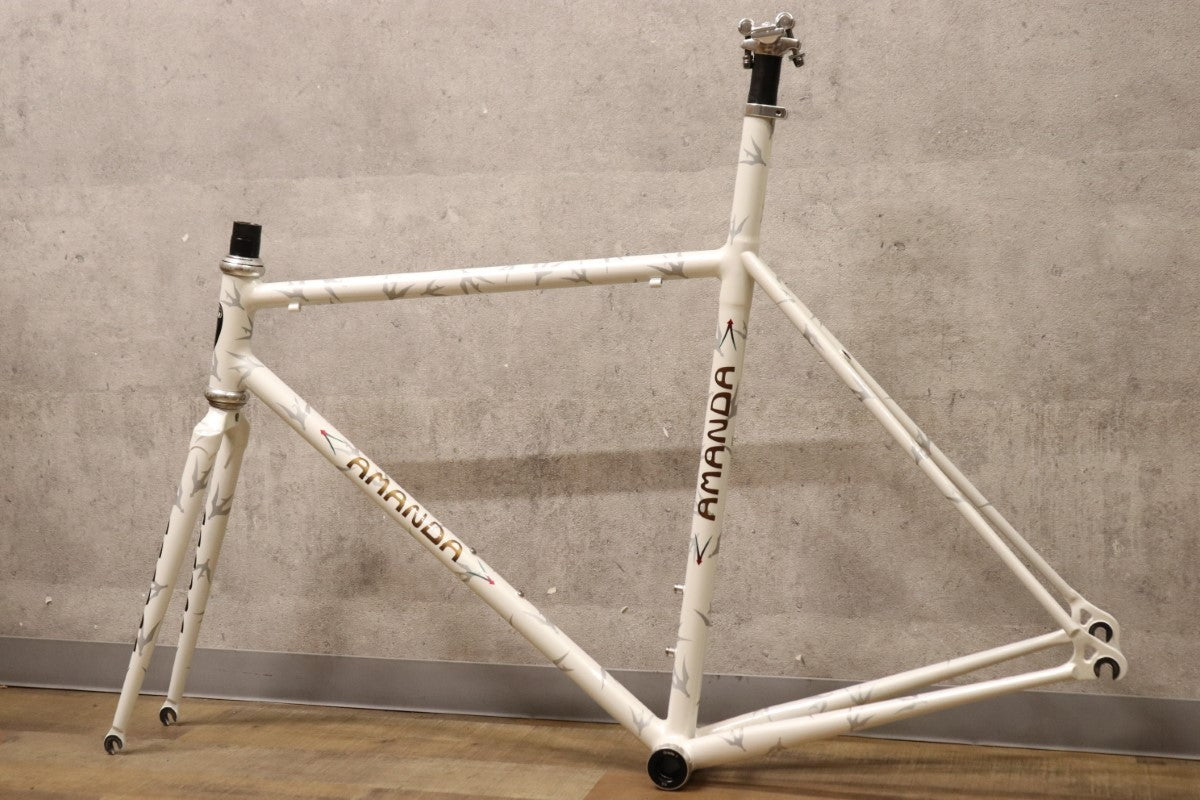 AMANDA ロードバイクフレーム ホワイト AMANDA ロードバイクフレーム ホワイト