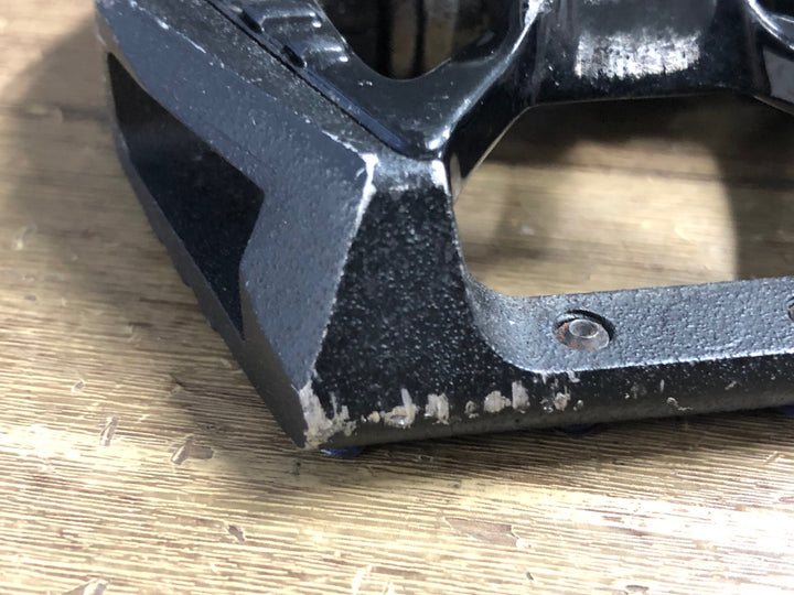 JV874 クランクブラザーズ CRANKBROTHERS DOUBLE SHOT ビンディングペダル 片面フラット 黒