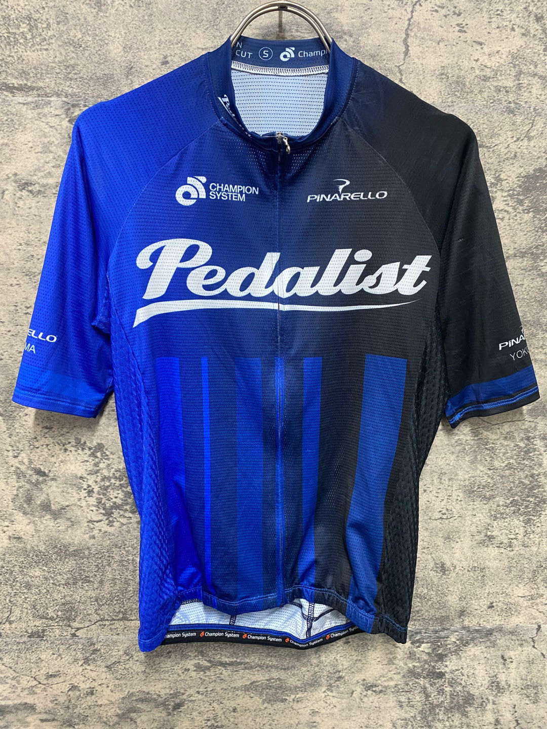JW448 チャンピオンシステム ChampionSystem 半袖 サイクルジャージ ネイビー S Pedalist PINARELLO