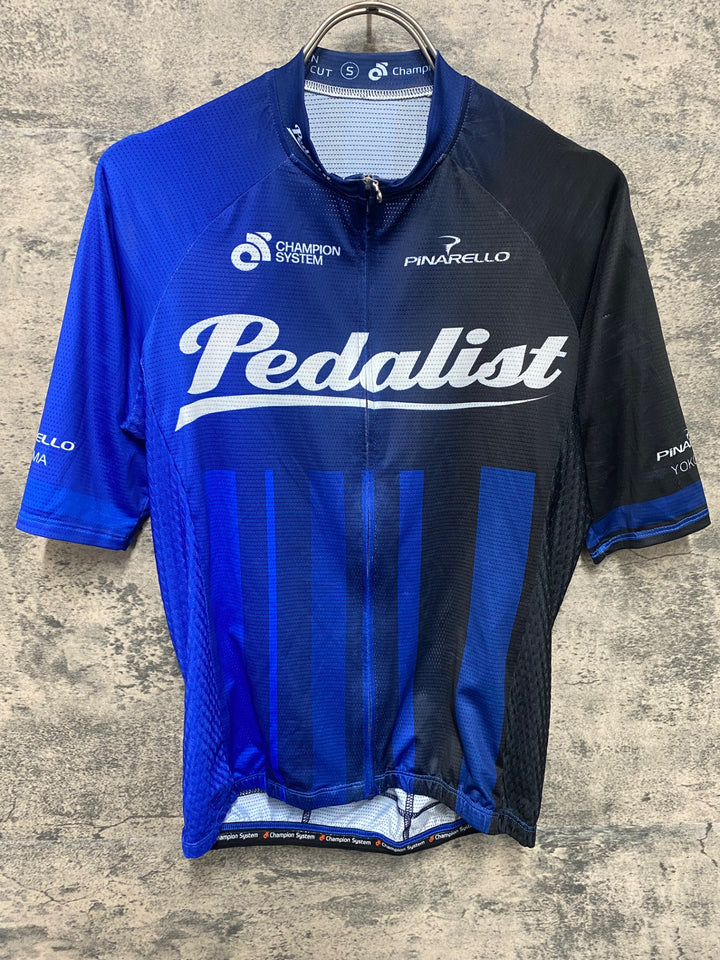 JW448 チャンピオンシステム ChampionSystem 半袖 サイクルジャージ ネイビー S Pedalist PINARELLO