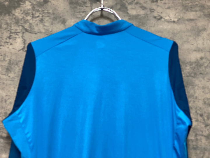 KC675 ラファ Rapha PRO TEAM LONG SLEEVE TRAINING JERSEY 長袖 サイクルジャージ ターコイズ 紺 XL