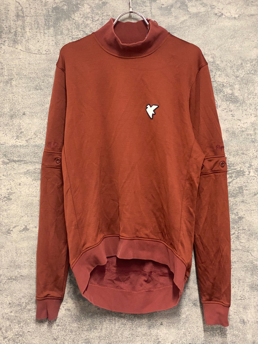 JV870 ラファ Rapha PEACE RACE JERSEY 長袖 サイクルジャージ ブラウン サイズ不明