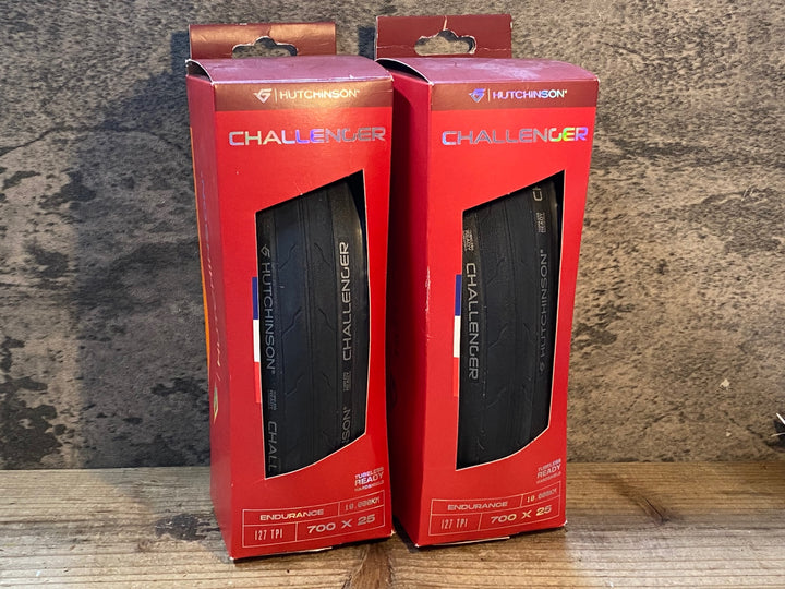 JT725 ハッチンソン HUTCHINSON チャレンジャー CHALLENGER タイヤ チューブレスレディ 700×25C 2本セット 未使用
