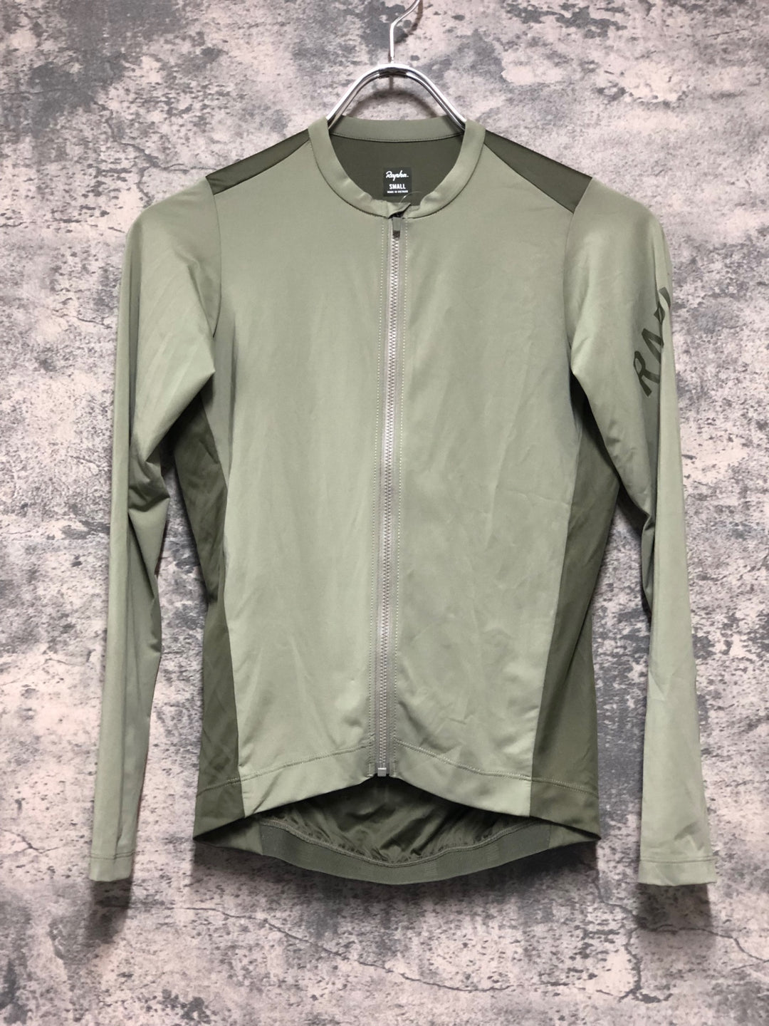KM109 ラファ Rapha WOMEN'S PRO TEAM LONG SLEEVE LIGHTWEIGHT JERSEY 長袖 サイクルジャージ 白 S ※襟ほつれ
