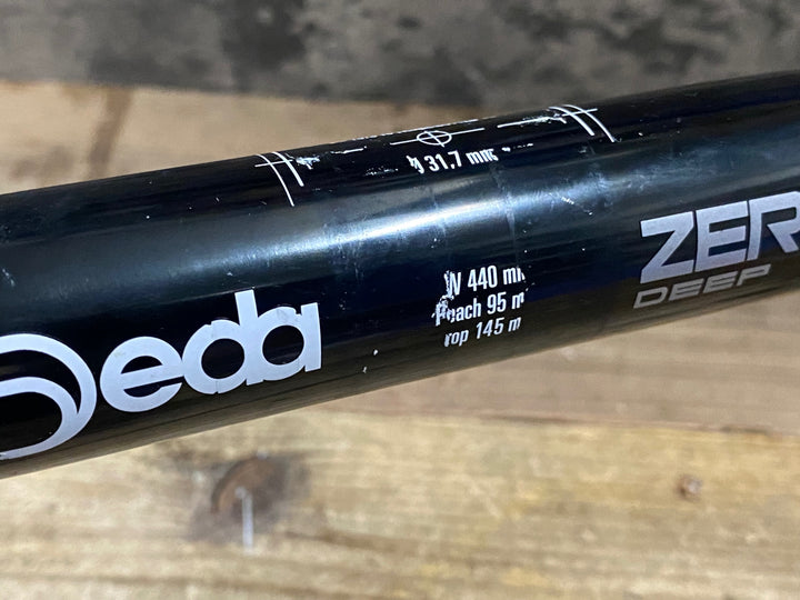 KM266 デダ DEDA ZERO 100 DEEP アルミ ドロップハンドル エンド外-外440mm Φ31.7