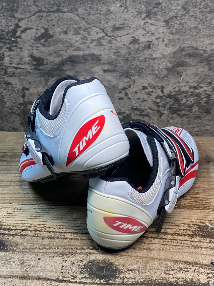 JR513 タイム TIME ULTEAM RS CARBON ビンディングシューズ 白 EU36