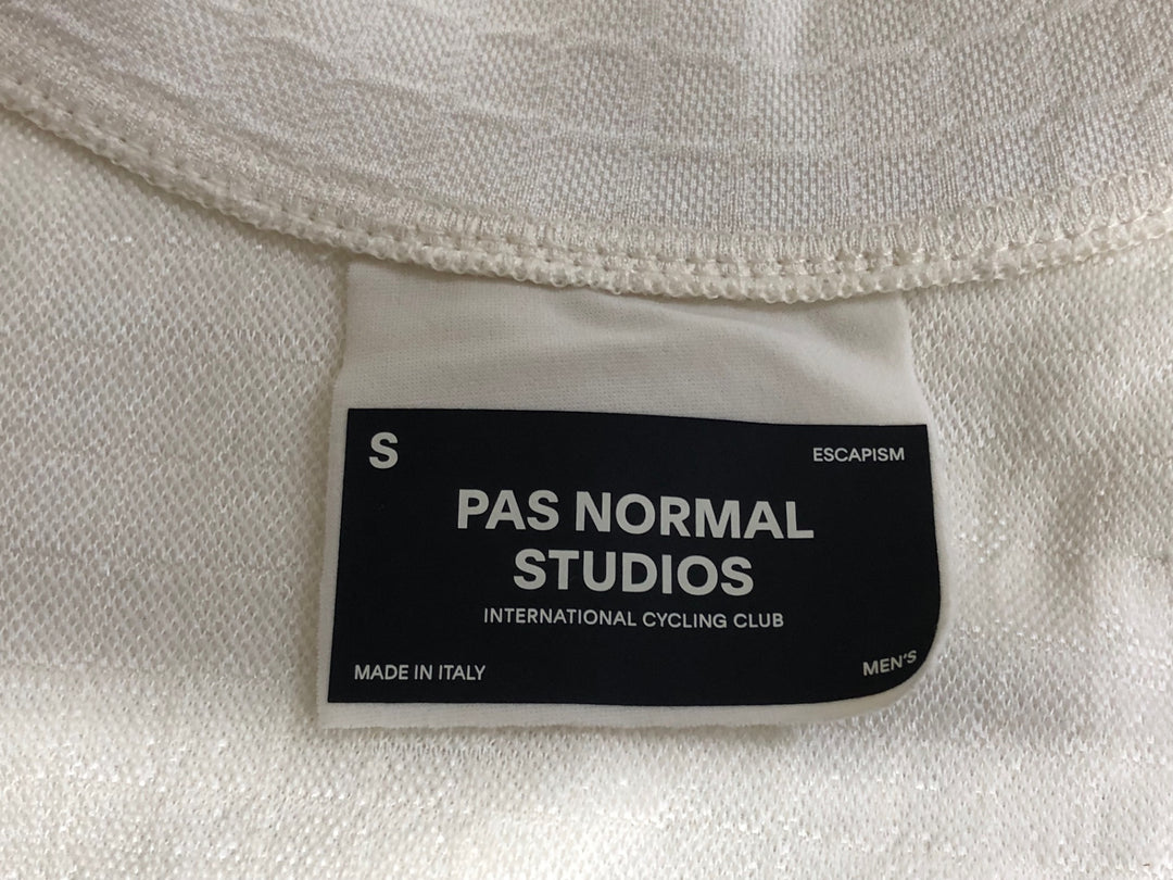 KK155 パスノーマルスタジオ PAS NORMAL STUDIOS ESCAPISM JERSEY 半袖 サイクルジャージ 白 S