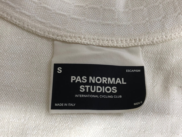 KK155 パスノーマルスタジオ PAS NORMAL STUDIOS ESCAPISM JERSEY 半袖 サイクルジャージ 白 S