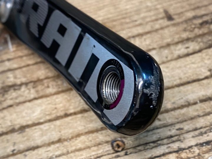 JG552 スラム SRAM RED 22 クランクセット QUARQ パワーメーター付き 170mm 52/36T 11S GXP STRONGLIGHTチェーンリング ※接続未確認のためジャンク