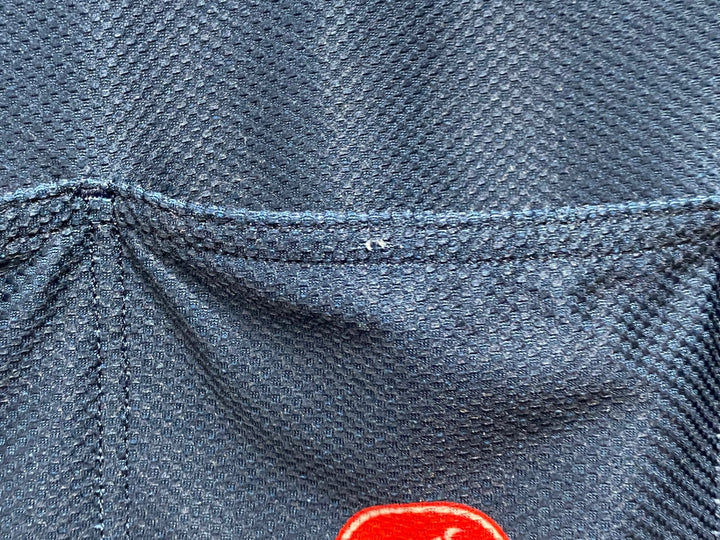 JS957 カステリ CASTELLI ROSSOCORSA 半袖 サイクルジャージ 紺 S
