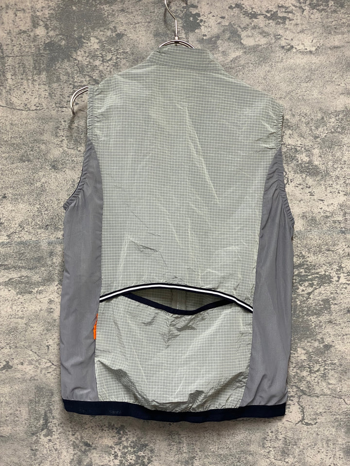 KL201 サンテック Santic パッカブル ジレ サイクルベスト グレー XL