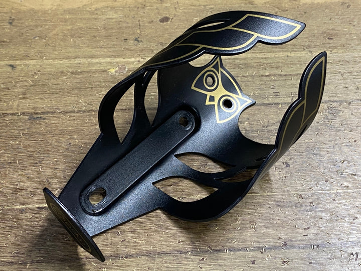 KO376 ポートランドデザインワークス PDW The Owl Cage ボトルケージ フクロウ 黒 金