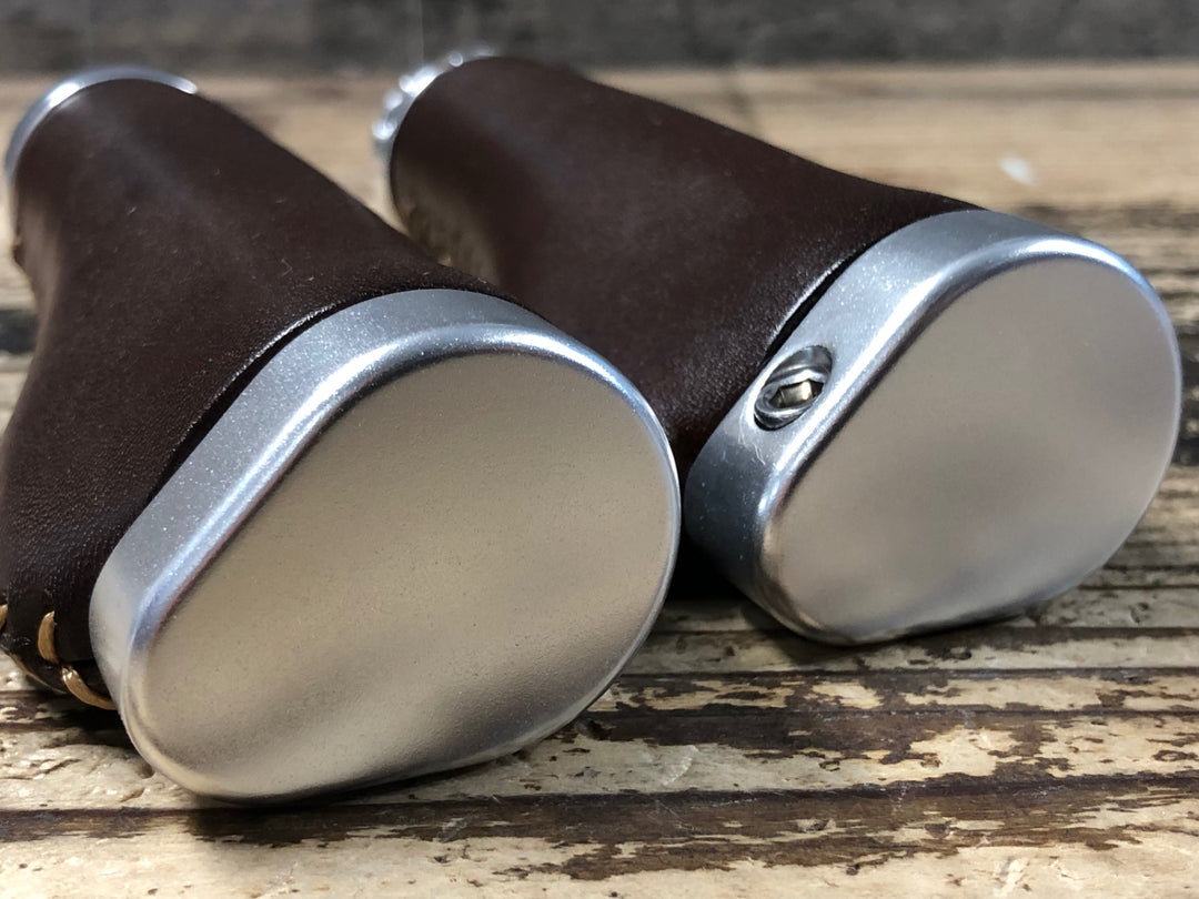 KL120 PDW Whiskey Leather Lock-on Ergo Grips グリップ ブラウン