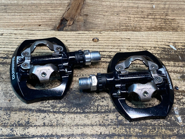 JO034 シマノ SHIMANO PD-A530 ビンディングペダル 片面フラット 黒 SPD