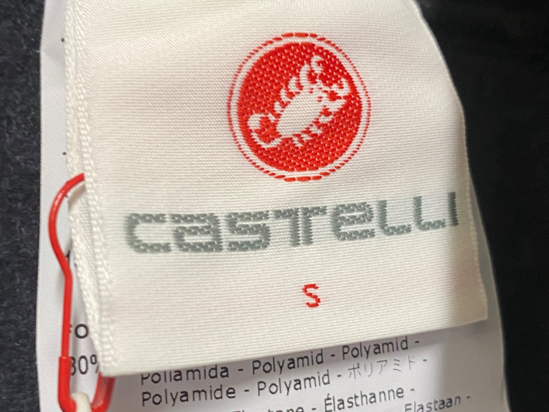JS471 カステリ CASTELLI NANOFLEX PRO BTIGHT ビブタイツ 黒 S 裏起毛