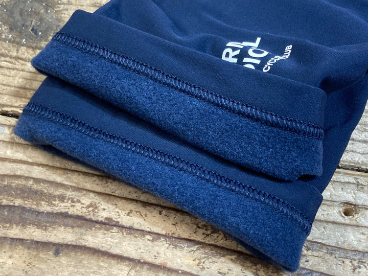 KA587 パスノーマルスタジオ PAS NORMAL STUDIOS CONTROL KNEE WARMER ニーウォマー ネイビー L 裏起毛