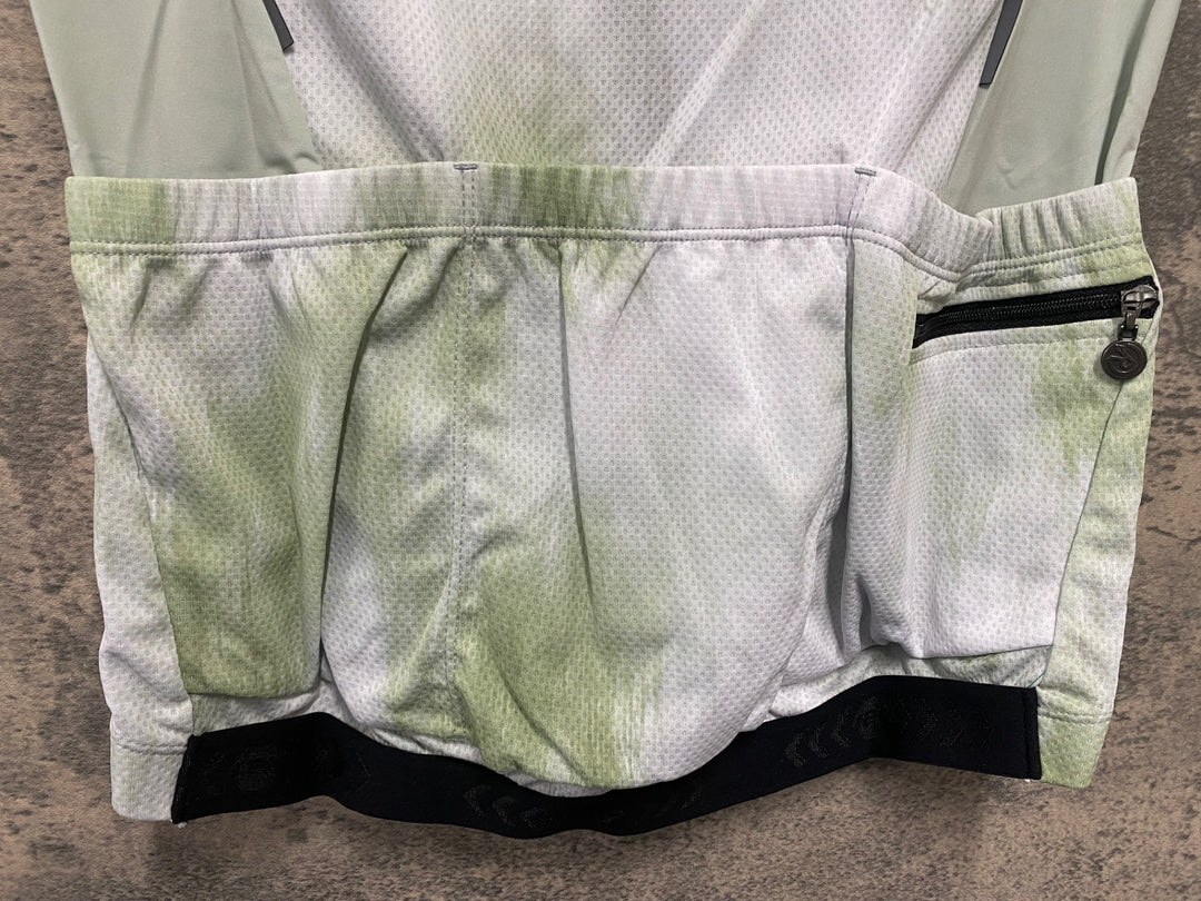 JV975 レリック reric Fuzzy Womens Standerd Jersey 半袖サイクルジャージ レディース L 白
