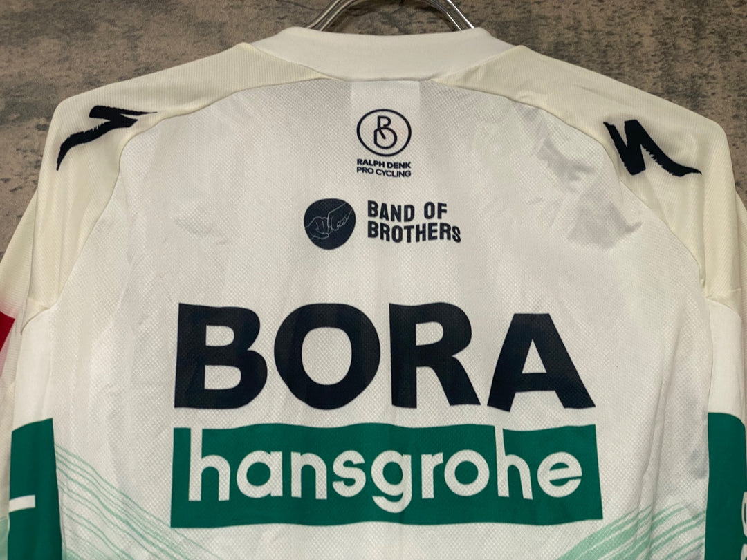 KJ821 スポーツフル sportful 半袖 サイクルジャージ 白 緑 XL BORA hansgrohe