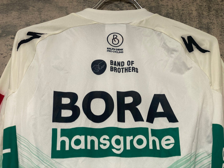 KJ821 スポーツフル sportful 半袖 サイクルジャージ 白 緑 XL BORA hansgrohe