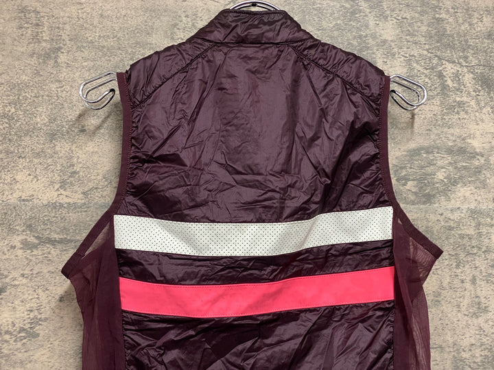 JV225 ラファ Rapha BREVET INSULATED GILET ジレ サイクルベスト バーガンディ S