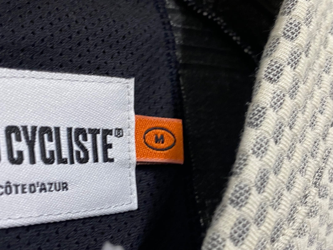 JO260 カフェドシクリステ Cafe du Cycliste CORINNE Women 長袖 サイクルジャージ グレー M 裏起毛 レディース