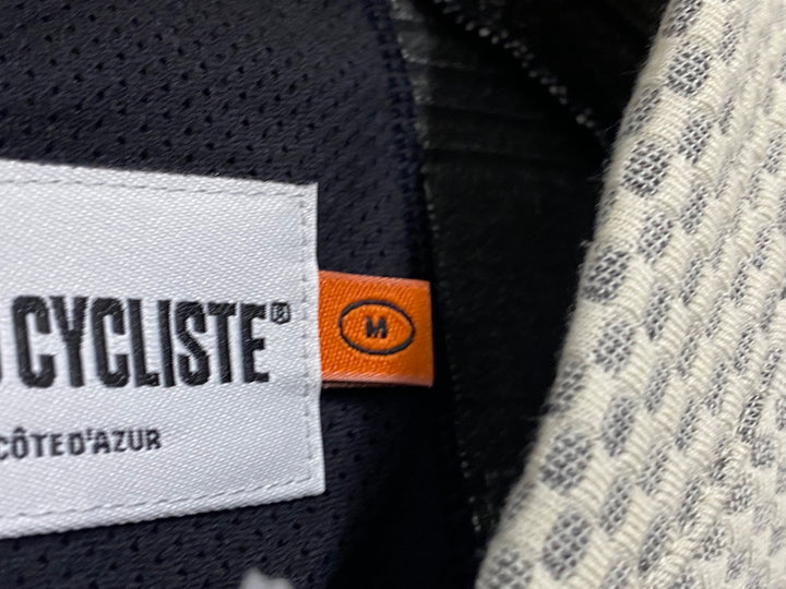 JO260 カフェドシクリステ Cafe du Cycliste CORINNE Women 長袖 サイクルジャージ グレー M 裏起毛 レディース