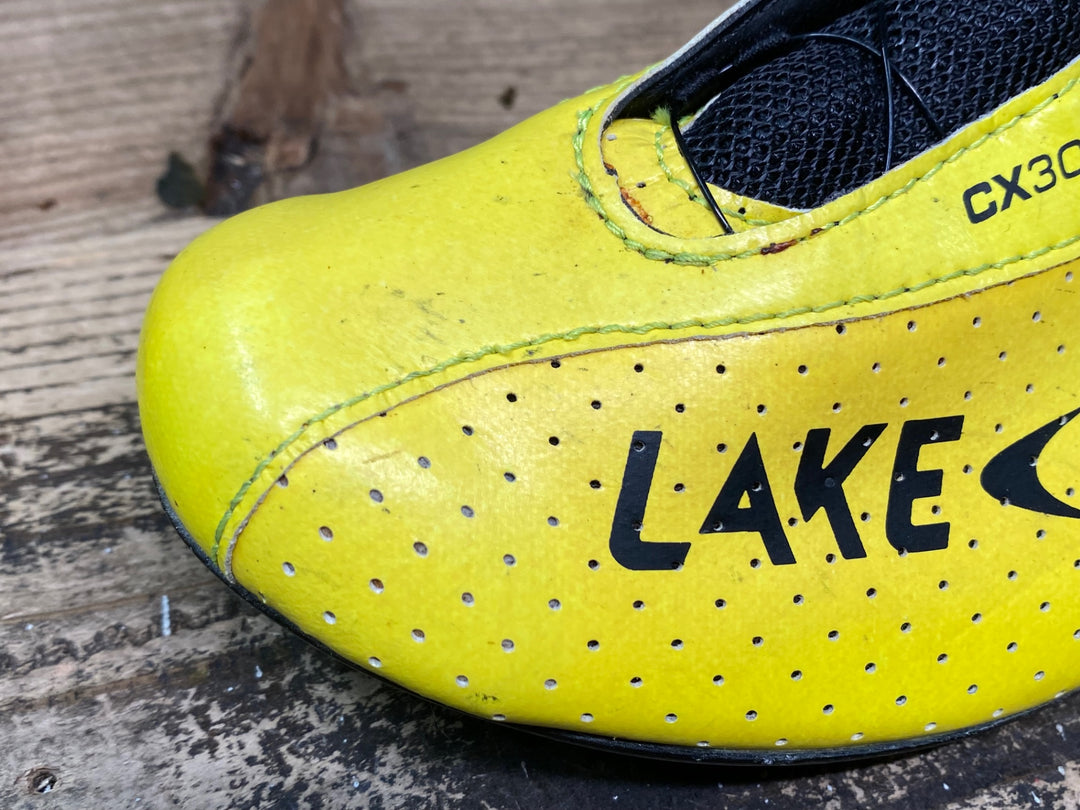 JE875 レイク LAKE CX301 ビンディングシューズ EU38 イエロー