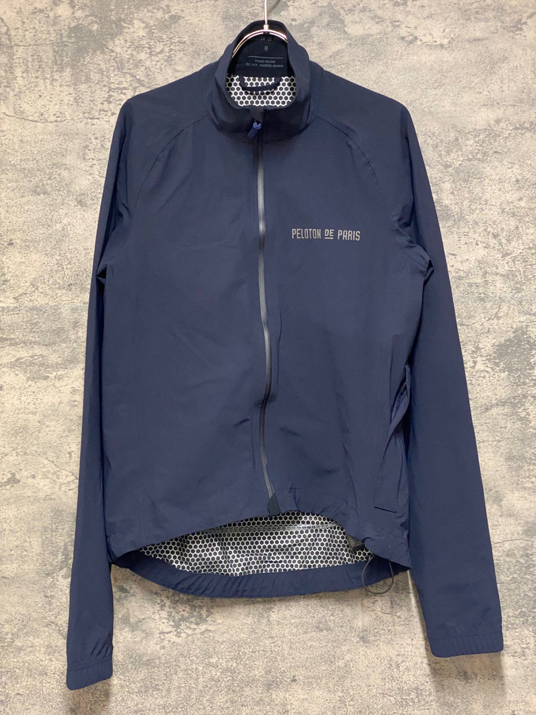 JN479 プロトンドパリ PELOTON DE PARIS SPRINTEUR RAIN JACKET 長袖 レインジャケット 紺 M