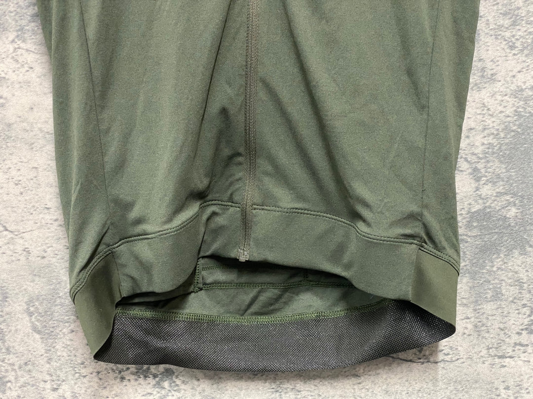 JJ321 ラファ Rapha CORE JERSEY 半袖サイクルジャージ 濃緑 S