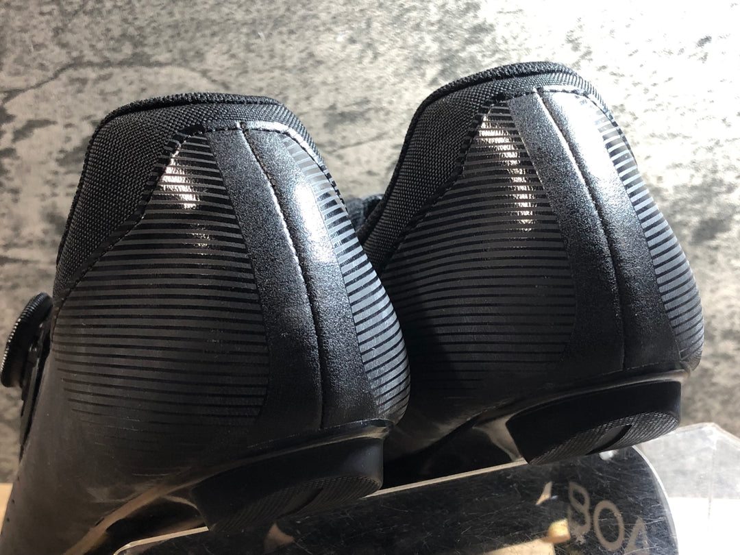 JW540 シマノ SHIMANO SH-RP400M L01S 3穴 SPD-SL ビンディングシューズ EU44 ブラック 未使用品