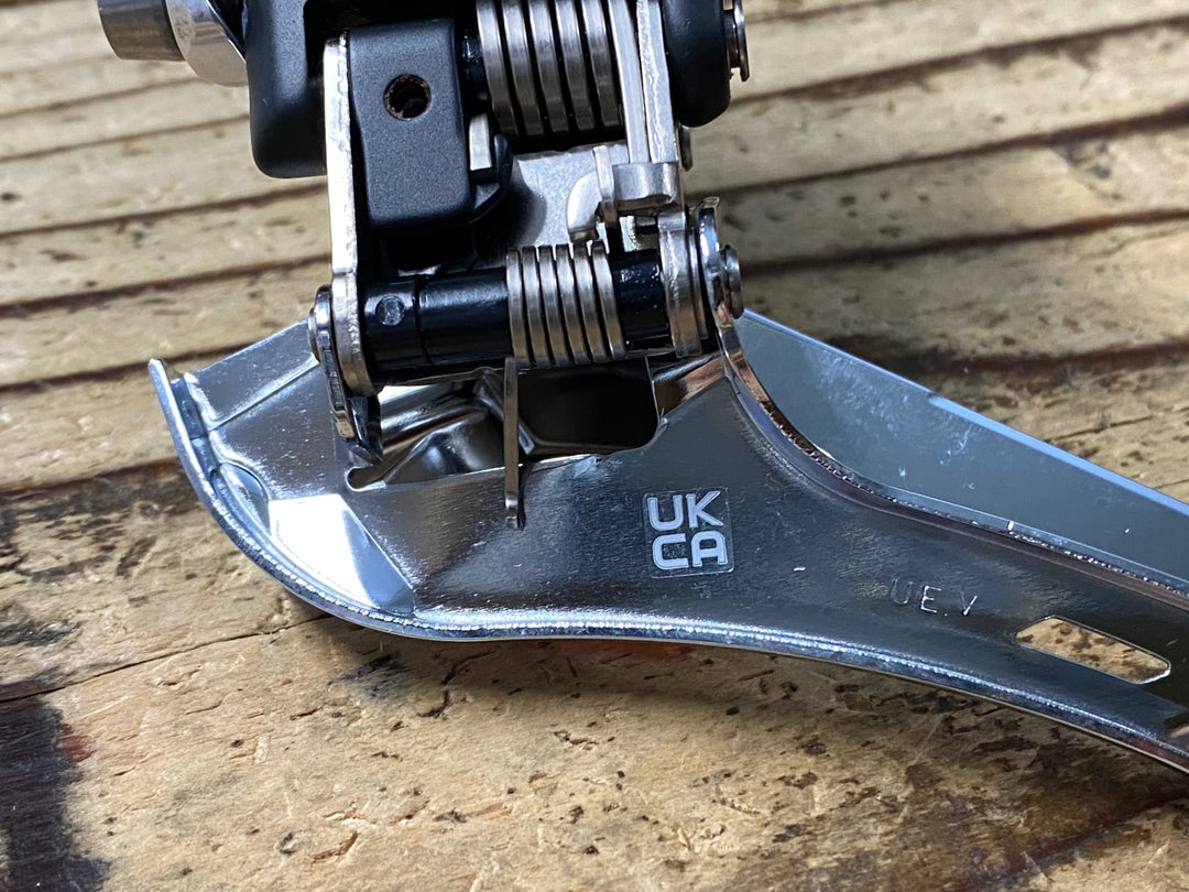 JY592 シマノ SHIMANO アルテグラ ULTEGRA FD-R8050 直付 フロントディレイラー Di2 電動 動作確認済み 箱無し