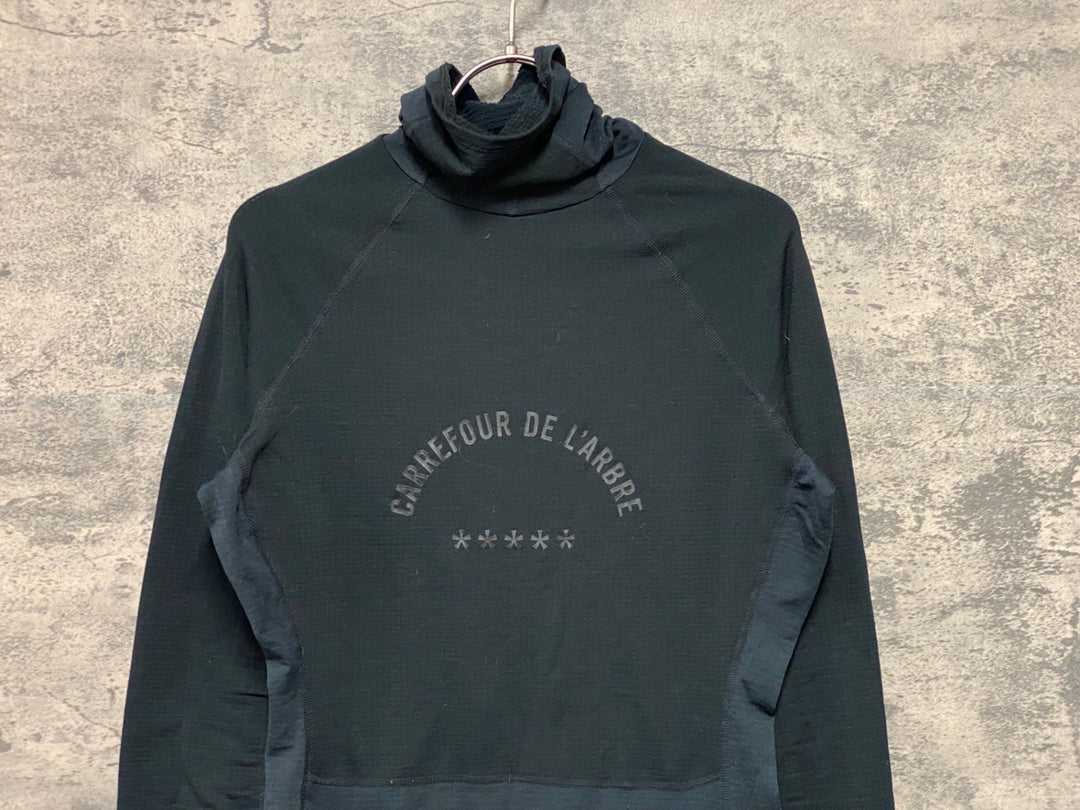 KC761 ラファ Rapha PRO TEAM THERMAL BASE LAYER LONG SLEEVE 長袖 ベースレイヤー 黒 黒 M