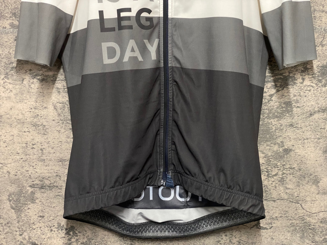 KM233 ドットアウト DOTOUT COMBAT JERSEY 半袖 サイクルジャージ グレー M