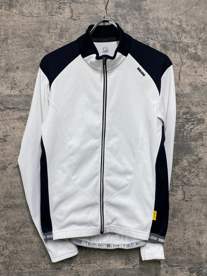 JW508 パールイズミ PEARL iZUMi 長袖 サイクルジャージ 白 L 裏起毛