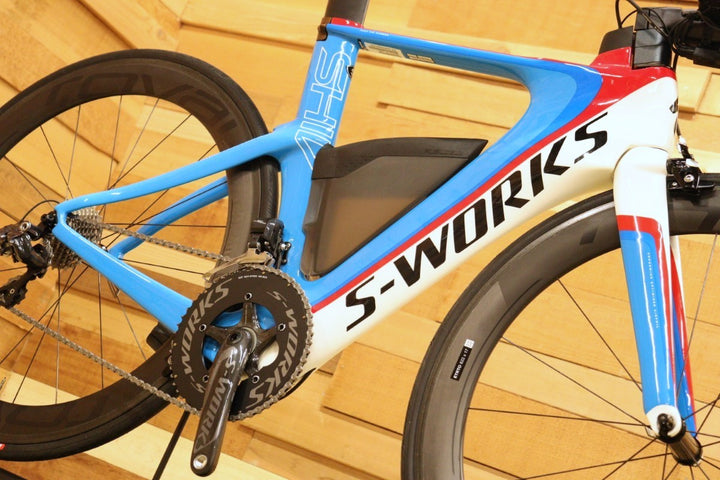 スペシャライズド SPECIALIZED S-WORKS シヴ SHIV 2015年モデル Sサイズ アルテグラ 6870 Di2 11S カーボン TTバイク 【立川店】