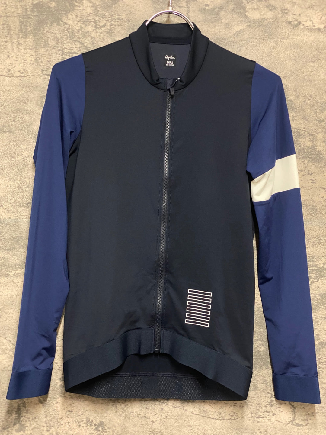 KR162 ラファ Rapha PRO TEAM LONG SLEEVE TRAINING JERSEY 長袖 サイクルジャージ 紺 S