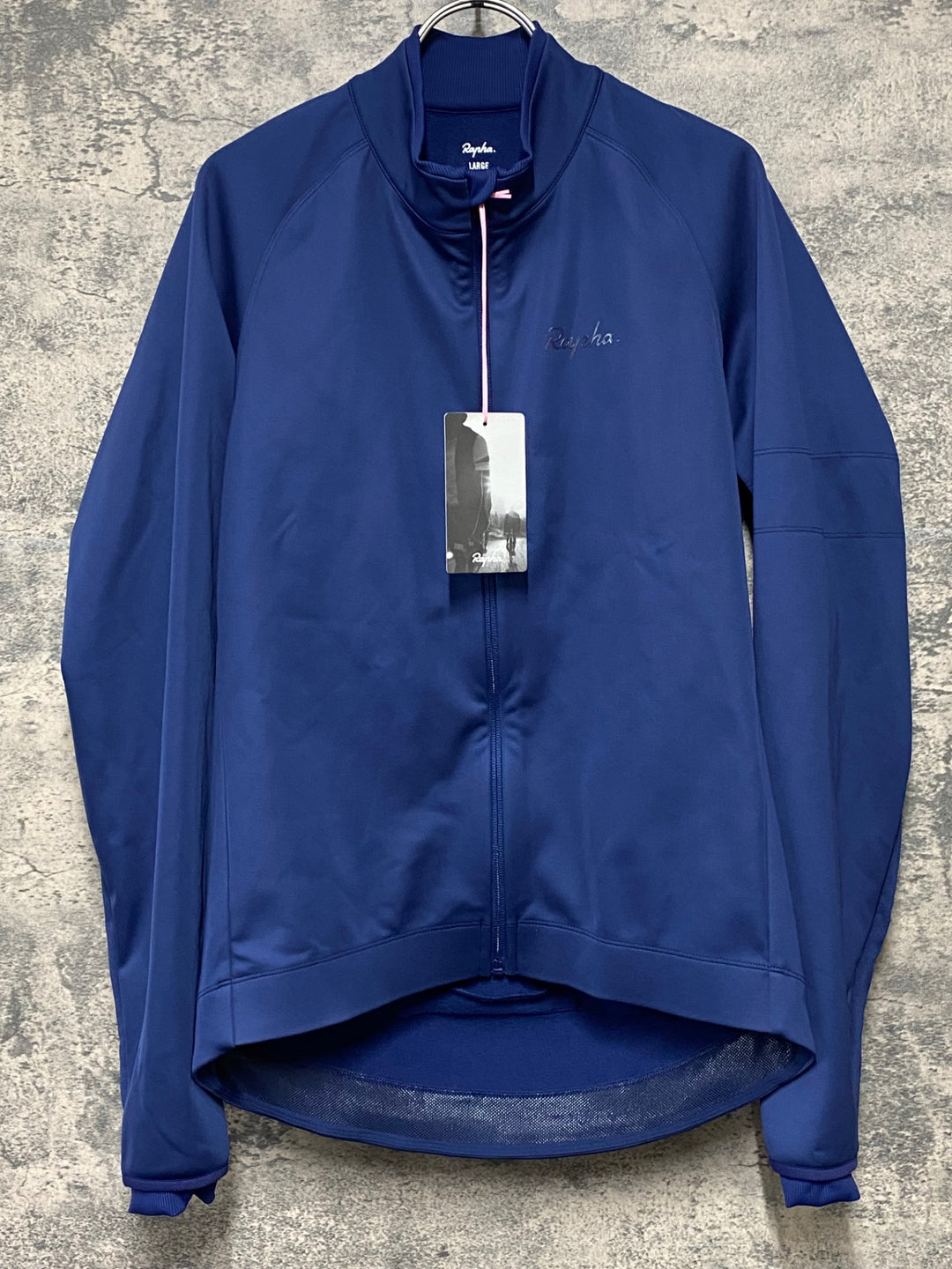 KI174 ラファ Rapha CORE WINTER JACKET 長袖 サイクルジャケット ネイビー L 裏起毛