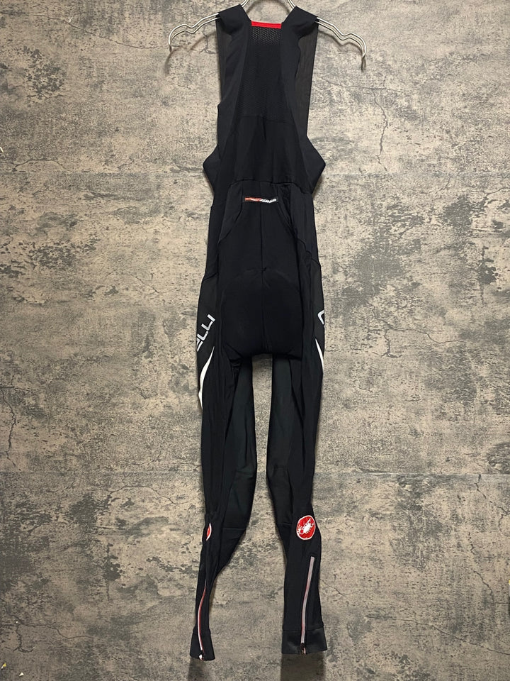 JP968 カステリ CASTELLI ROSSOCORSA ビブタイツ 黒 M 裏起毛