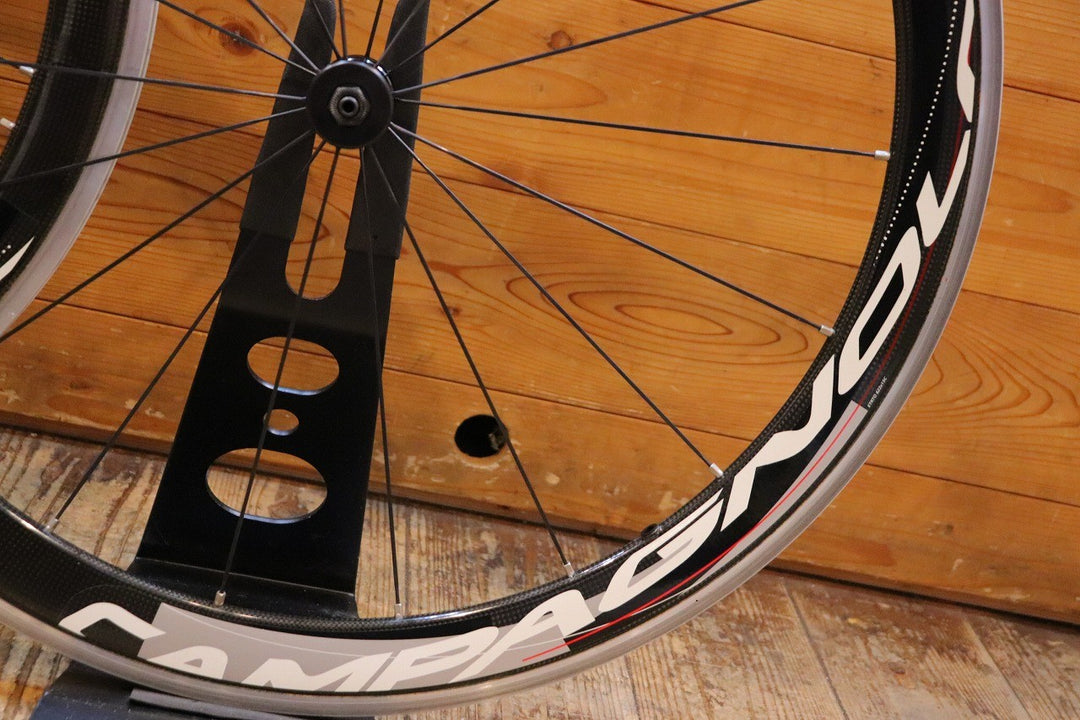 カンパニョーロ CAMPAGNOLO バレット BULLET 50 アルミ カーボン クリンチャー ホイールセット シマノ 11/12S 15C ナローリム【芦屋店】