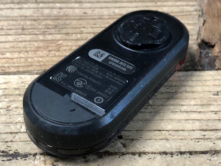 KC005 ガーミン GARMIN ヴァリア VARIA RTL515 リアビューレーダー テールライト 点灯確認済