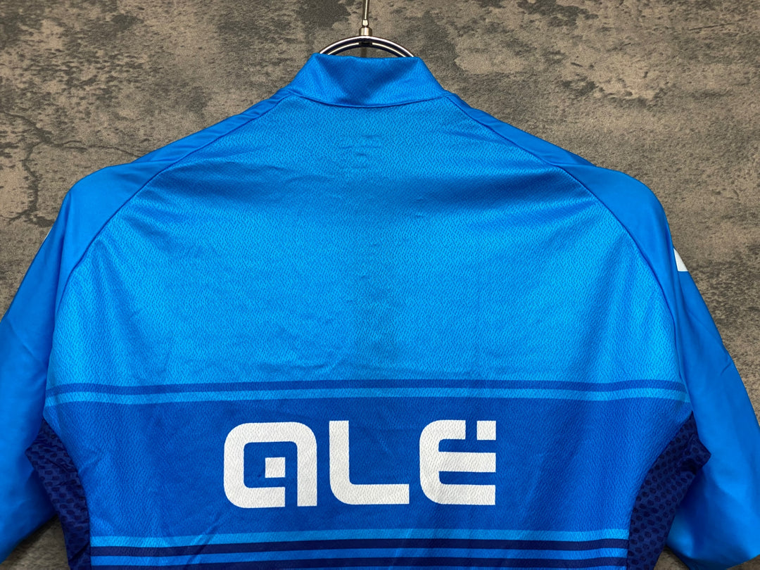 JY978 アレ ALE MAGLIA MC SS JERSEY 半袖 サイクルジャージ M 青