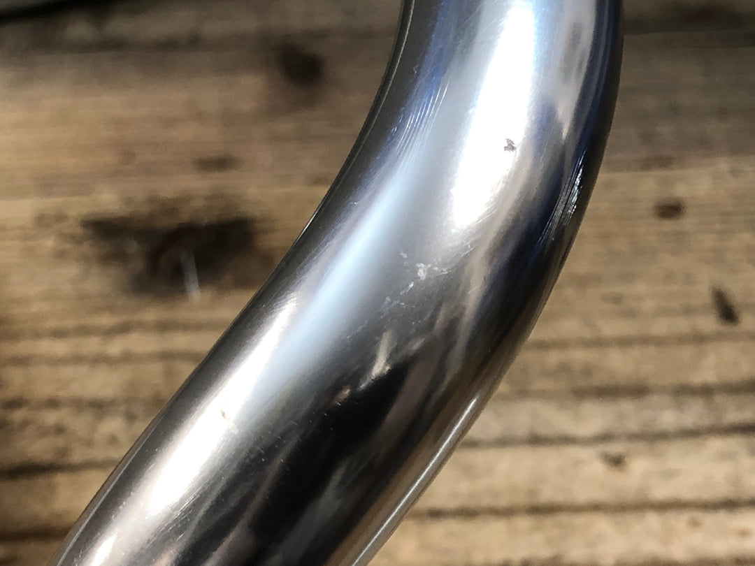 JZ153 日東 NITTO Mod.55 アルミ ドロップハンドル 370/400mm Φ26 シルバー